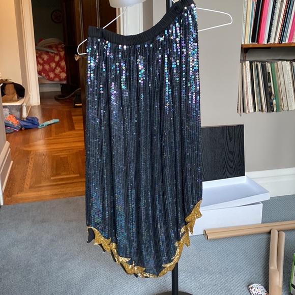 Judith Anne Creations Sequin Skirt & Blouse Set - Picture 3 of 5